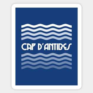 Cap d'Antibes, France - white Sticker